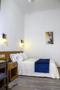 Postel nebo postele na pokoji v ubytování Hotel Real de Castilla Colonial