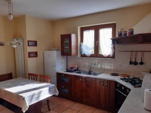 Kuchyňa alebo kuchynka v ubytovaní Apartman Lena Umag
