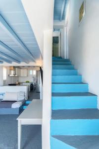 A bed or beds in a room at Sea View Villa Serifos Island