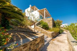 Zahrada ubytování Sea View Villa Serifos Island