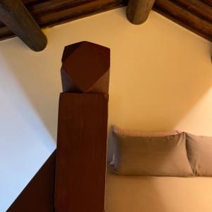 Postel nebo postele na pokoji v ubytování Yamaharuka Historic House