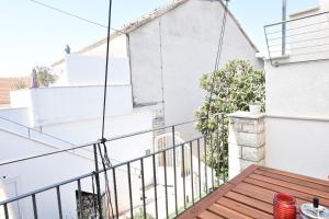 Balkón nebo terasa v ubytování Apartments Nina