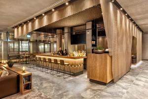 Istumisnurk majutusasutuses HYPERION Hotel Leipzig