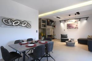 Posezení v ubytování Orion Eco Suites
