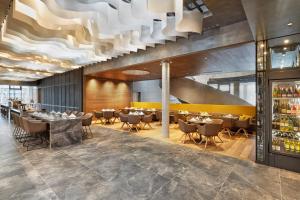 Istumisnurk majutusasutuses HYPERION Hotel Leipzig