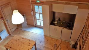Kuhinja oz. manjša kuhinja v nastanitvi Ecocentre de Bourgogne