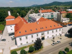 Una vista aérea de Hotel Panský Pivovar