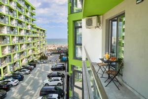 Ban công/sân hiên tại Los Amigos Apartment Spa Resort Mamaia