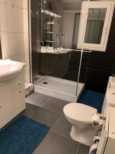 Koupelna v ubytování Chambre luxe spa