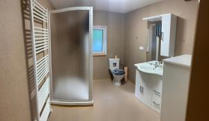 Kúpeľňa v ubytovaní Apartmány u Michala