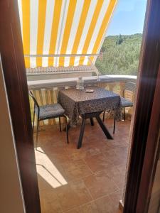Balkón alebo terasa v ubytovaní Apartmani Pilon