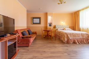 TV a/nebo společenská místnost v ubytování Fortuna Apartments
