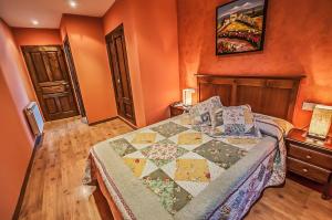 Cama o camas de una habitación en Hotel Rural Pajarapinta