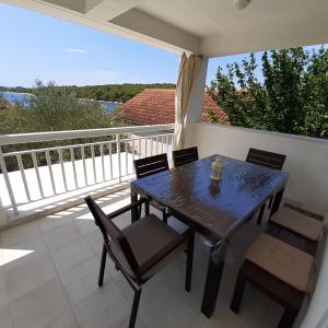 Balkón nebo terasa v ubytování Apartman s pogledom