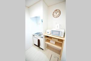 Kuchyň nebo kuchyňský kout v ubytování R-Guest Residence 東京浅草 east2