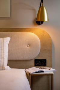 Ein Bett oder Betten in einem Zimmer der Unterkunft Hotel Felix