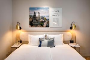 Ein Bett oder Betten in einem Zimmer der Unterkunft Hotel Felix