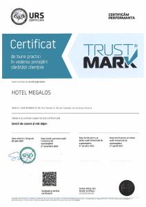 a screenshot of a trust man website at Hotel Megalos in Constanţa