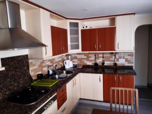 Kuchyňa alebo kuchynka v ubytovaní Modern huge appartement, just 100 m from the beach