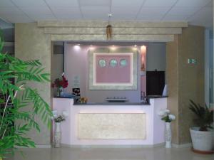 The lobby or reception area at Jupiter Hotel