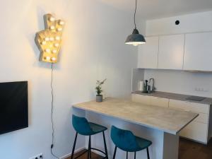 Кухня или мини-кухня в Hafen Dock 5
