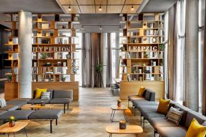 Istumisnurk majutusasutuses HYPERION Hotel Leipzig