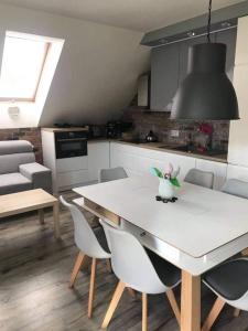 Kuchyňa alebo kuchynka v ubytovaní Szklarska Poręba Apartament Podgórze