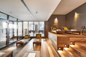 Istumisnurk majutusasutuses HYPERION Hotel Leipzig