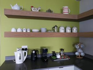 The View的咖啡和沏茶工具