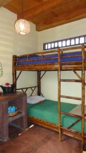 Palanda nebo palandy na pokoji v ubytování Troncones Point Hostel