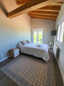 Cama o camas de una habitación en Villa Salada Playa