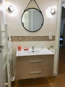 Koupelna v ubytování La Maison du Lac