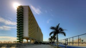 O edifício em que o hotel se localiza