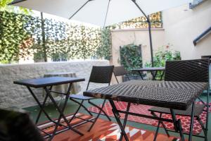 Patio alebo iná vonkajšia časť ubytovania B&B I Propilei di San Girolamo