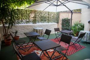 Patio alebo iná vonkajšia časť ubytovania B&B I Propilei di San Girolamo