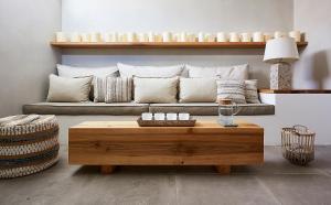 Ein Sitzbereich in der Unterkunft Santa Maria Luxury Suites & Spa