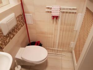 Kúpeľňa v ubytovaní Apartament na Wąskiej