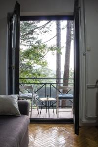 Et opholdsområde på Green door