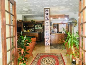 The lobby or reception area at Hotel Milano