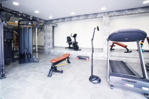 Fitness centrum a/nebo fitness zařízení v ubytování Green Hills Suites