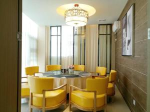 Restaurace v ubytování Jinjiang Inn Select Wuhan Tianhe Airport Branch