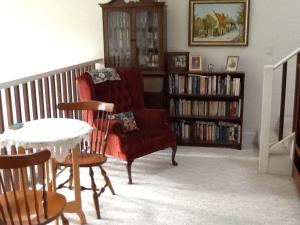 Knihovna v bed and breakfast