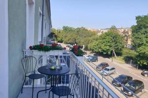 Balkón alebo terasa v ubytovaní Apartament w kamienicy Przy Plantach