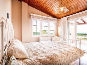 Postel nebo postele na pokoji v ubytování Villa Corfu Panorama by PosarelliVillas + 34 fotografií