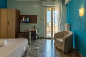 Μια τηλεόραση ή/και κέντρο ψυχαγωγίας στο Locanda dell'Adriatica