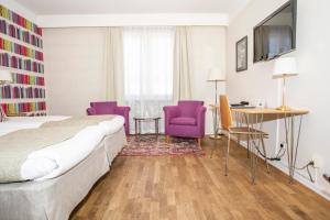Postel nebo postele na pokoji v ubytování Mora Hotell & Spa + 37 fotografií