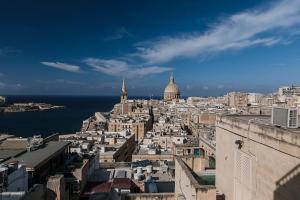 Γενική άποψη της πόλης Βαλέτα ή θέα της πόλης από  αυτό το ξενοδοχείο