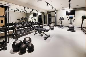 The fitness centre and/or fitness facilities at Apartments Park Plava Laguna