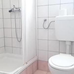 Koupelna v ubytování APARTAMENTOS AROMA