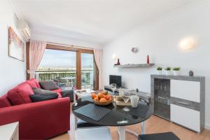 Χώρος καθιστικού στο Apartamento Lyna